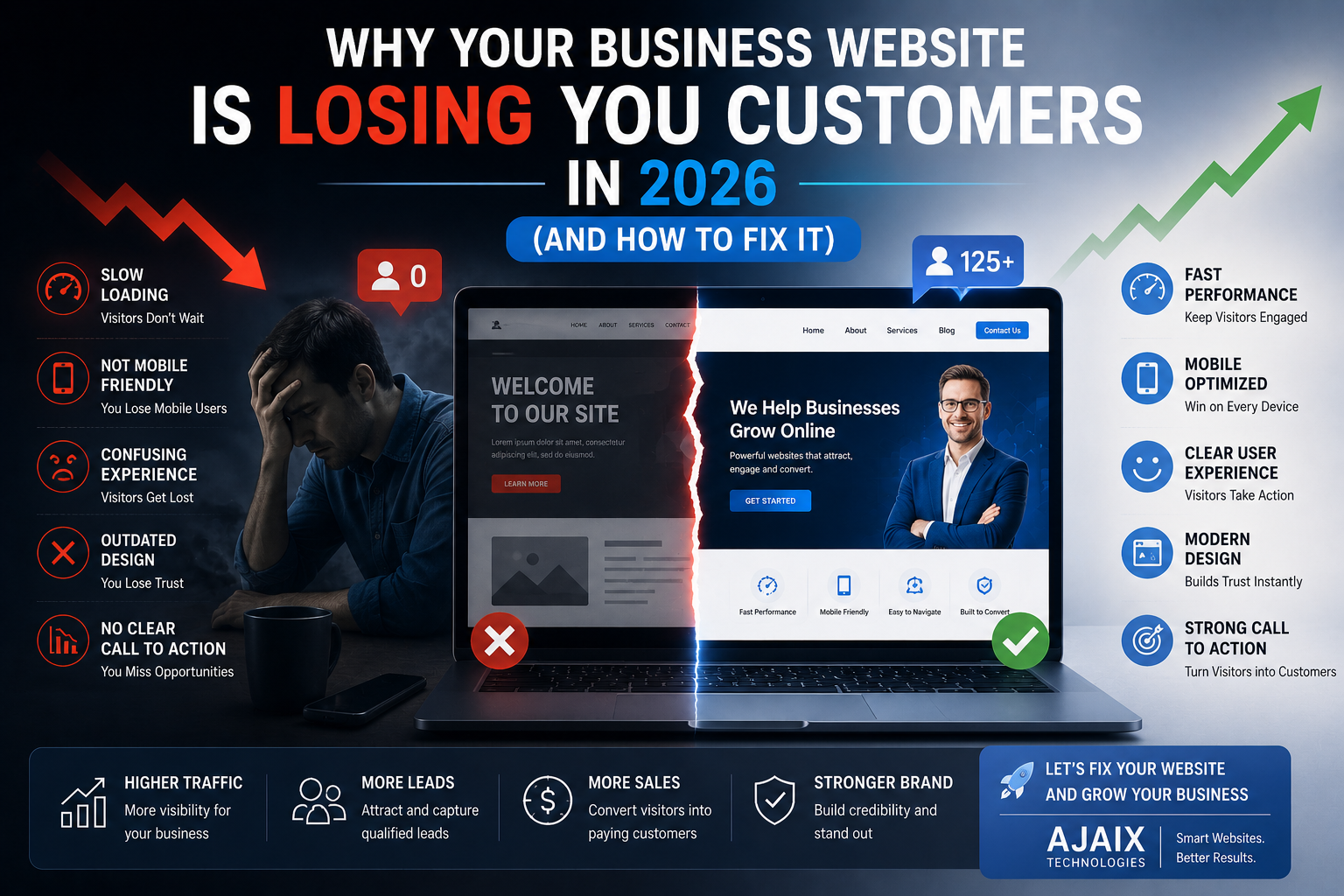 Preview image for Why Your Business Website Is Losing You Customers in 2026 (And How to Fix It)